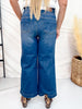 Judy Blue High Waist Tummy Control Ankle Length Wide Leg Jeans