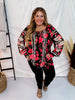 Long Sleeve Floral Print Tunic Top