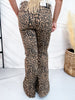 Judy Blue Mid Rise Luxe Leopard Print Flare Jeans