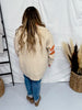 Plaid Button Down Detailed Sweater Cardigan