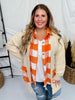 Plaid Button Down Detailed Sweater Cardigan