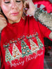 Faux Pearl Christmas Trees Graphic T-Shirt