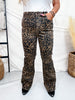 Judy Blue Leopard Print High Waist Bootcut Jeans