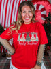Faux Pearl Christmas Trees Graphic T-Shirt