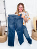 Judy Blue Mid-Rise Tummy Control Classic Straight Jeans
