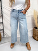 Judy Blue Mid-Rise Wide Leg Cropped Jeans