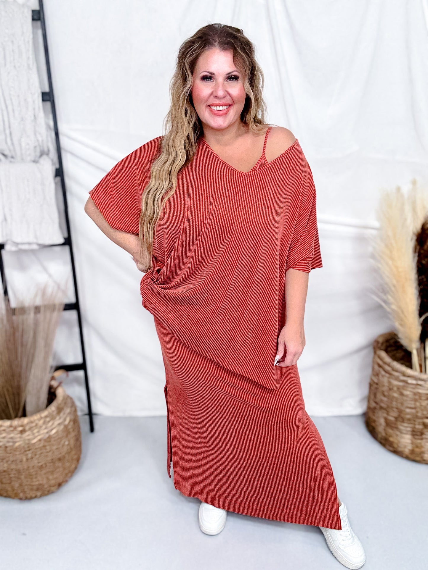 Travel Two Piece Ribbed Material Set (8 Colors)