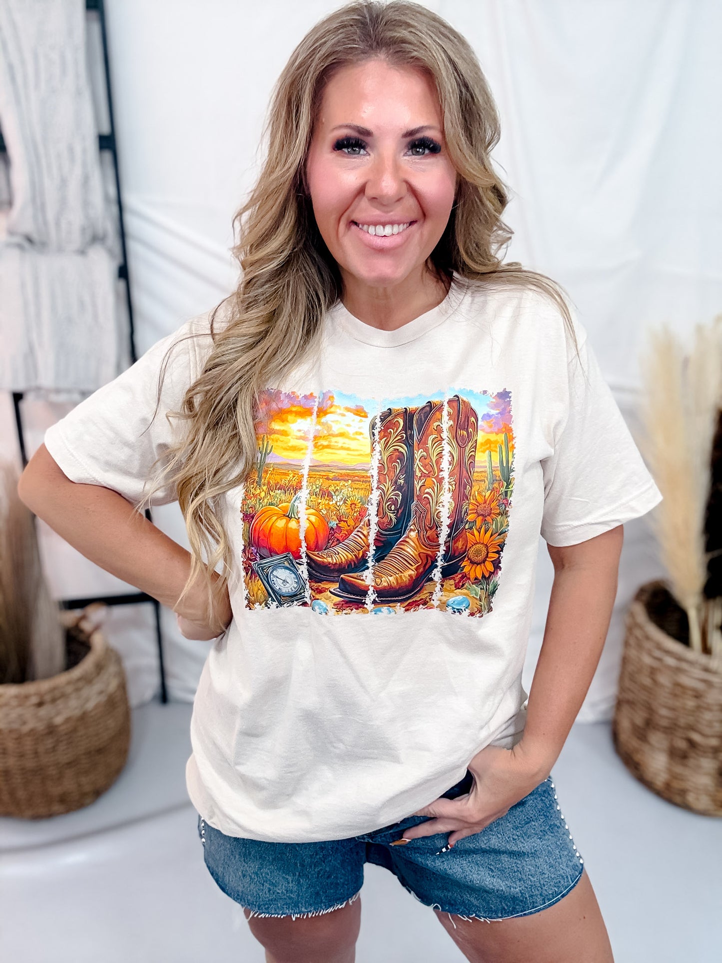 Fall Boots Short Sleeve Graphic Tee
