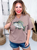 Faux Rhinestone Bass Graphic Tee