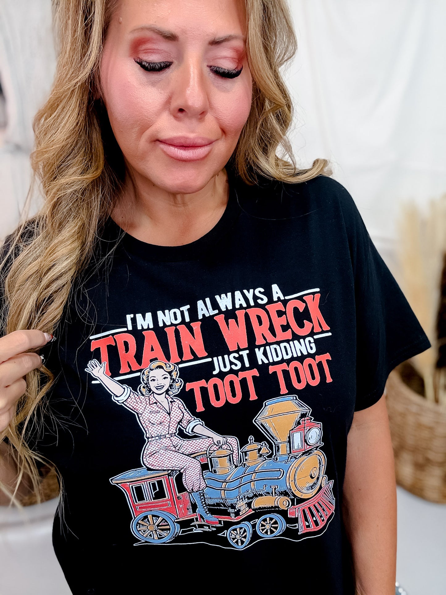 Train Wreck Short Sleeve Graphic Tee