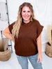 Brown Crew Neck Sweater Vest