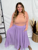 Lavender Maxi Skirt W/ Side Pockets