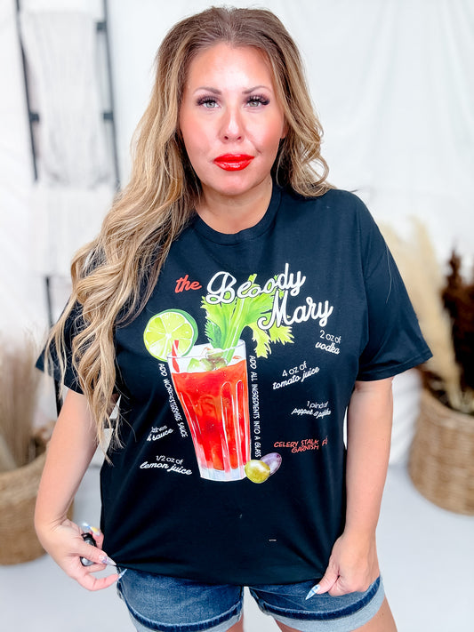 Bloody Mary Cocktail Recipe Graphic T-Shirt