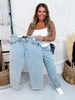 Judy Blue Mid-Rise Marlow Arc Leg W/ Bandana Loop Jeans