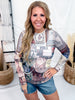 Wild Horse Long Sleeve Mesh Top