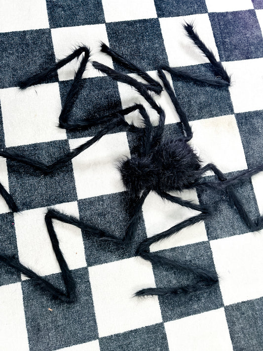 Black Halloween Giant Spider FINAL SALE