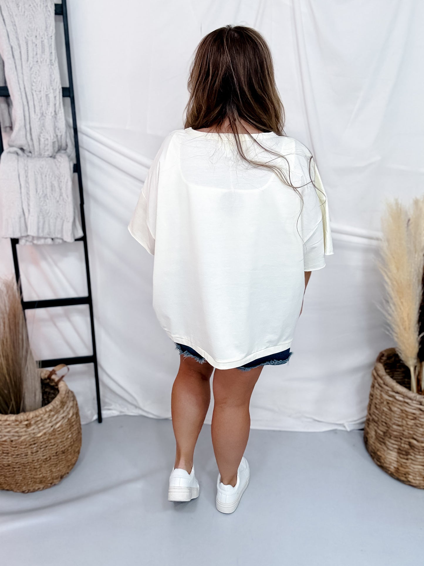"Stars and Stripes" Patchwork Short Sleeve Shirt