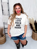 Peace Love Rock & Rodeo Graphic T-Shirt