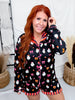 Boo-tiful Ghost Print Pajama Set