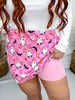 Pink Checkered Gigi The Ghost Skort