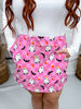 Pink Checkered Gigi The Ghost Skort