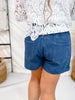 Denim Utility Skort