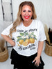 "Keep It Zesty" Lemon Vintage Fruit Graphic Midi Top