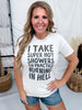 I Take Hot Showers Graphic Tee