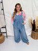 Washed Chambray Overall Jumpsuit