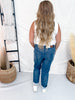Judy Blue Mid Rise Indigo Knit Boyfriend Jeans