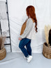 Mixed Autumn Florals Button Front Top