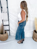 Judy Blue High Waist Wide Leg Cropped Jeans In Quarry Fade