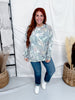"Unhinged" Long Sleeve Camouflage Print Thermal Top