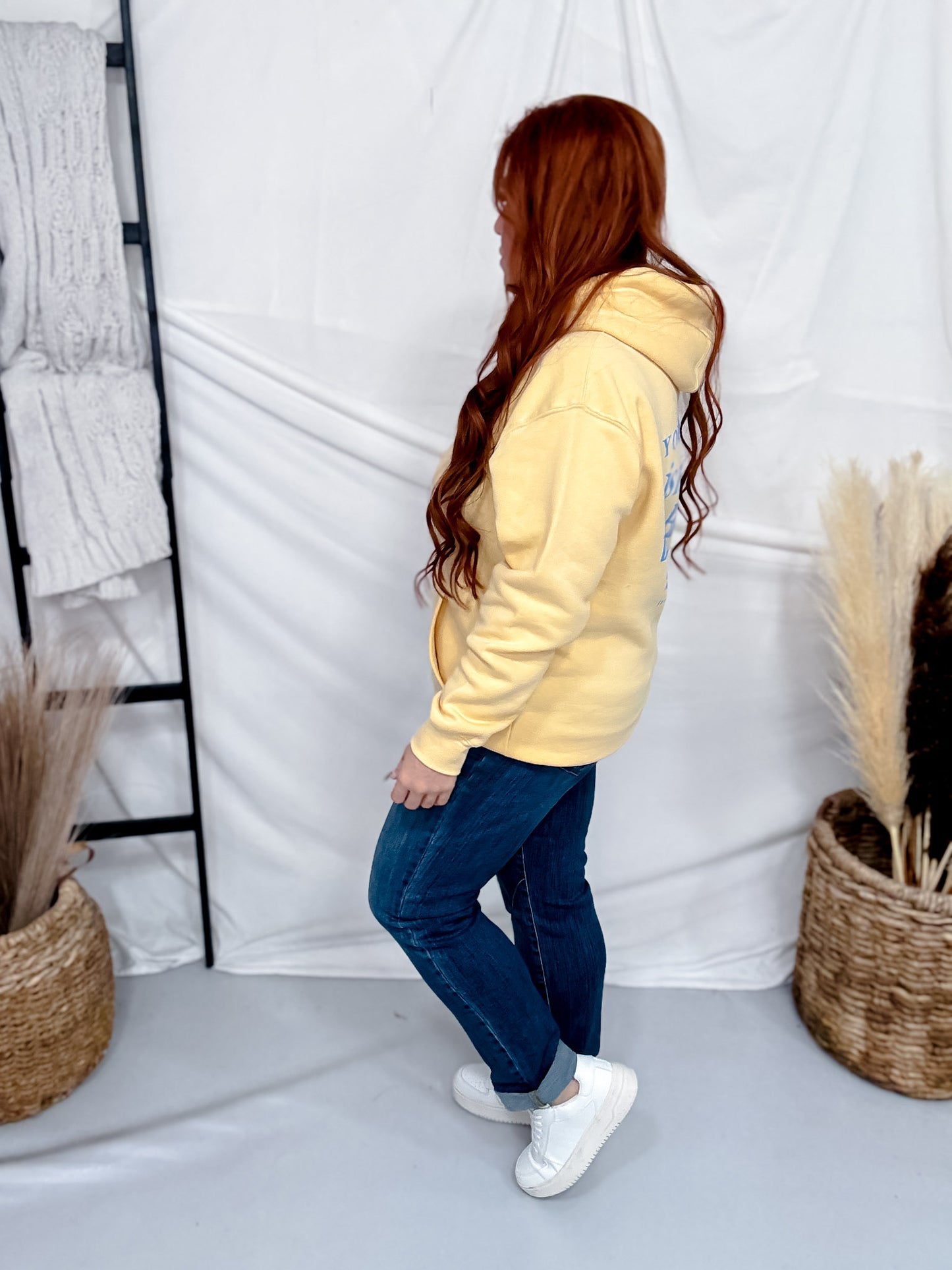 "Trying My Best" Light Yellow Hoodie