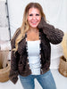 Long Sleeve Relaxed Fit Open Cable Knit Cardigan
