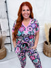 Sugar Skulls Short Sleeve Top & Joggers Loungewear Set