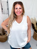 Thick Ribbed Tank Top With V-Neckline (8 Colors)
