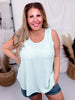 Lightweight Textured Tank Top Blouse (7 Colors)