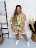 Resort Style Printed Shirt And Short Set