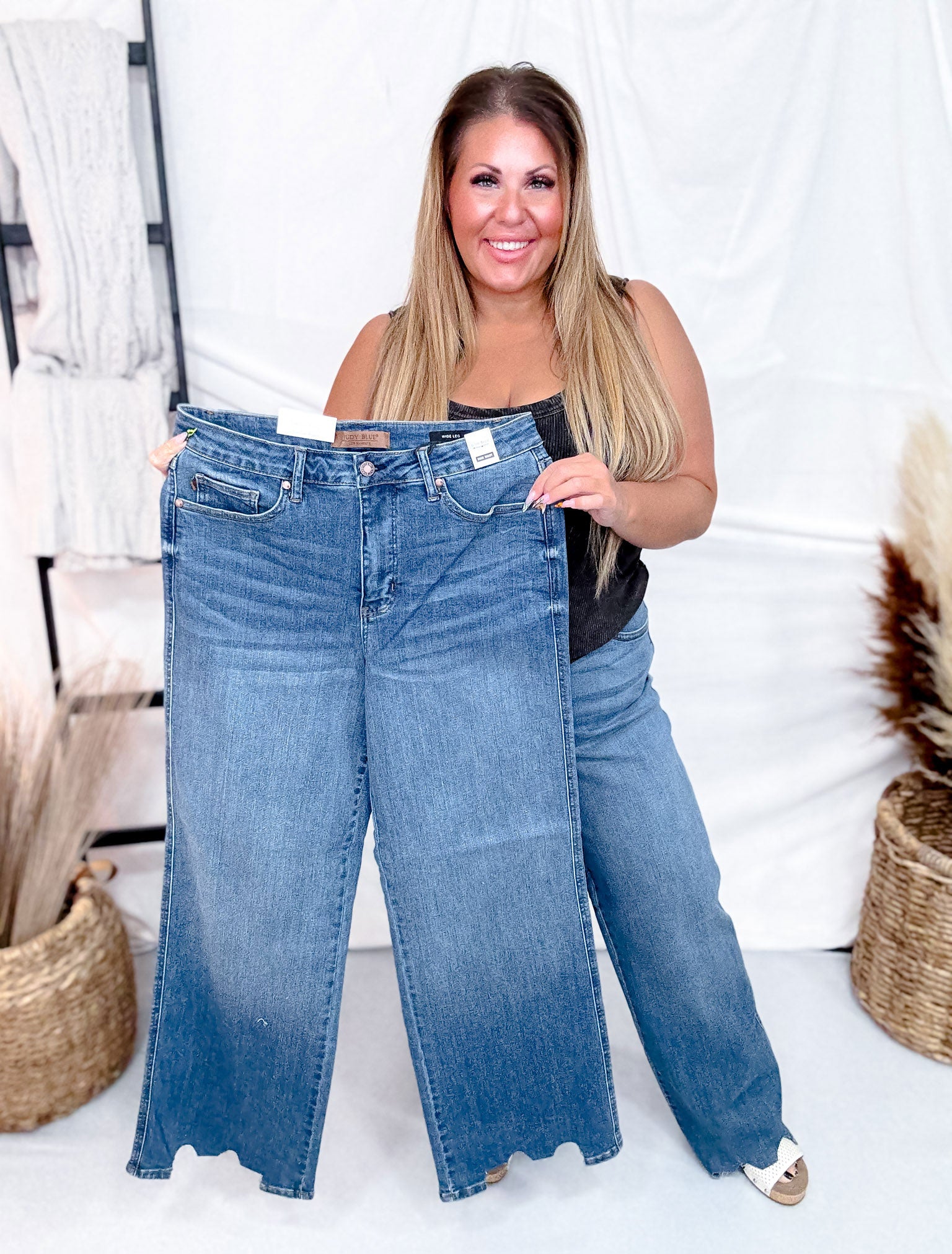 Relax in Comfy Wide Leg Jeans! | Newest Judy Blue Jeans