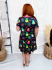 Neon Halloween Loungewear Short Sleeve Night Dress