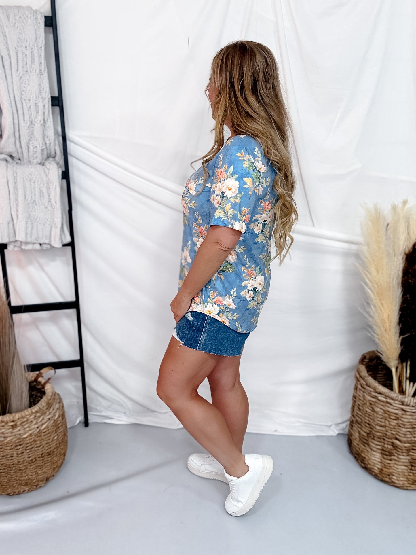 Short Sleeve Wildflower Mesa Top