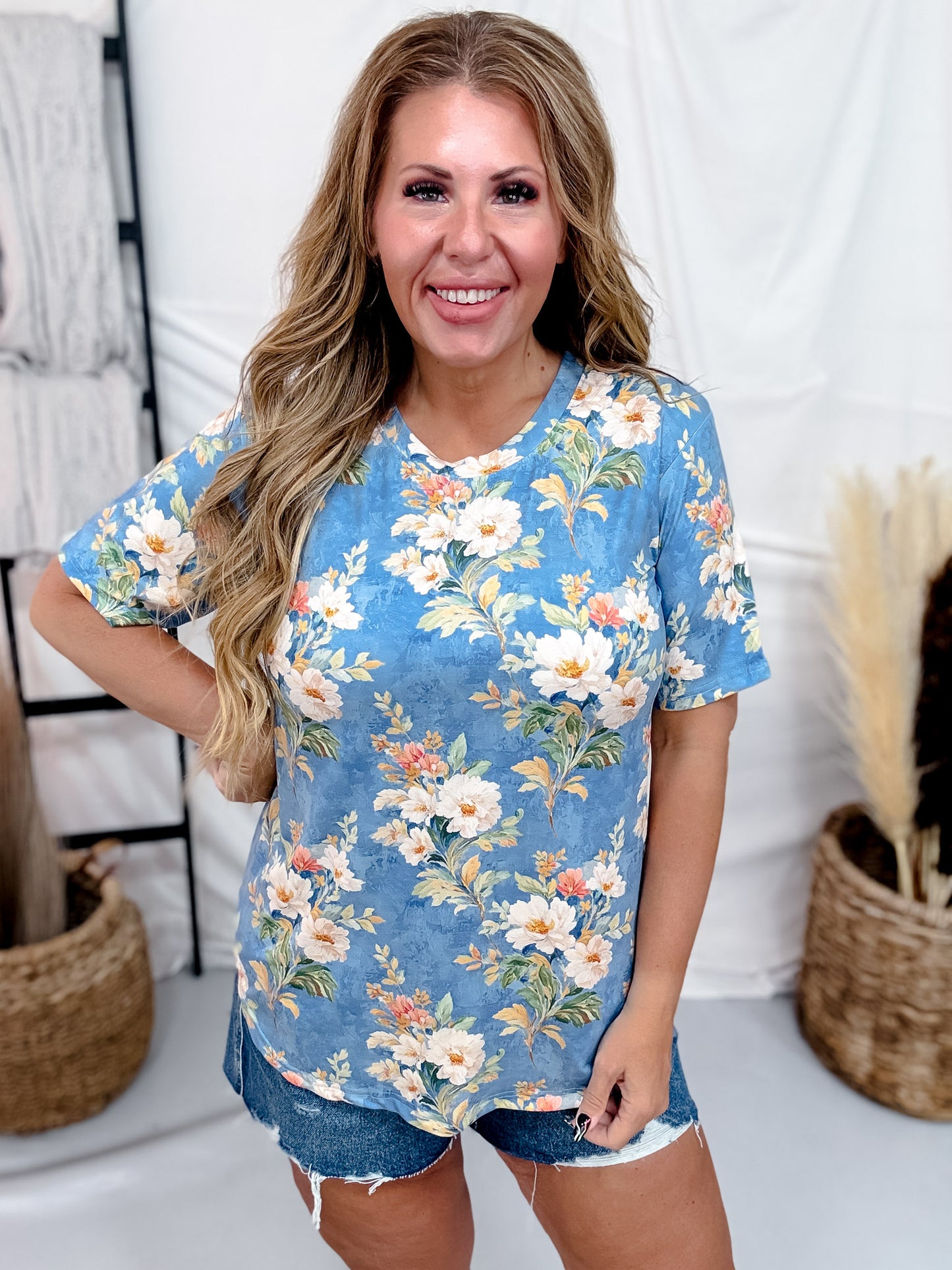 Short Sleeve Wildflower Mesa Top