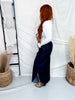Saige Denim Open Side Barrel Leg Jeans