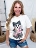 Patchwork Ghost Short Sleeve Graphic Tee
