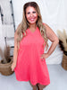 Ribbed V-Neckline Tanks Top Dress (8 Colors)