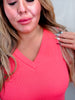 Ribbed V-Neckline Tanks Top Dress (8 Colors)