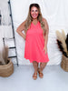 Ribbed V-Neckline Tanks Top Dress (8 Colors)