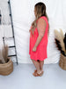 Ribbed V-Neckline Tanks Top Dress (8 Colors)