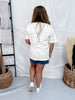 Patchwork Ghost Short Sleeve Graphic Tee